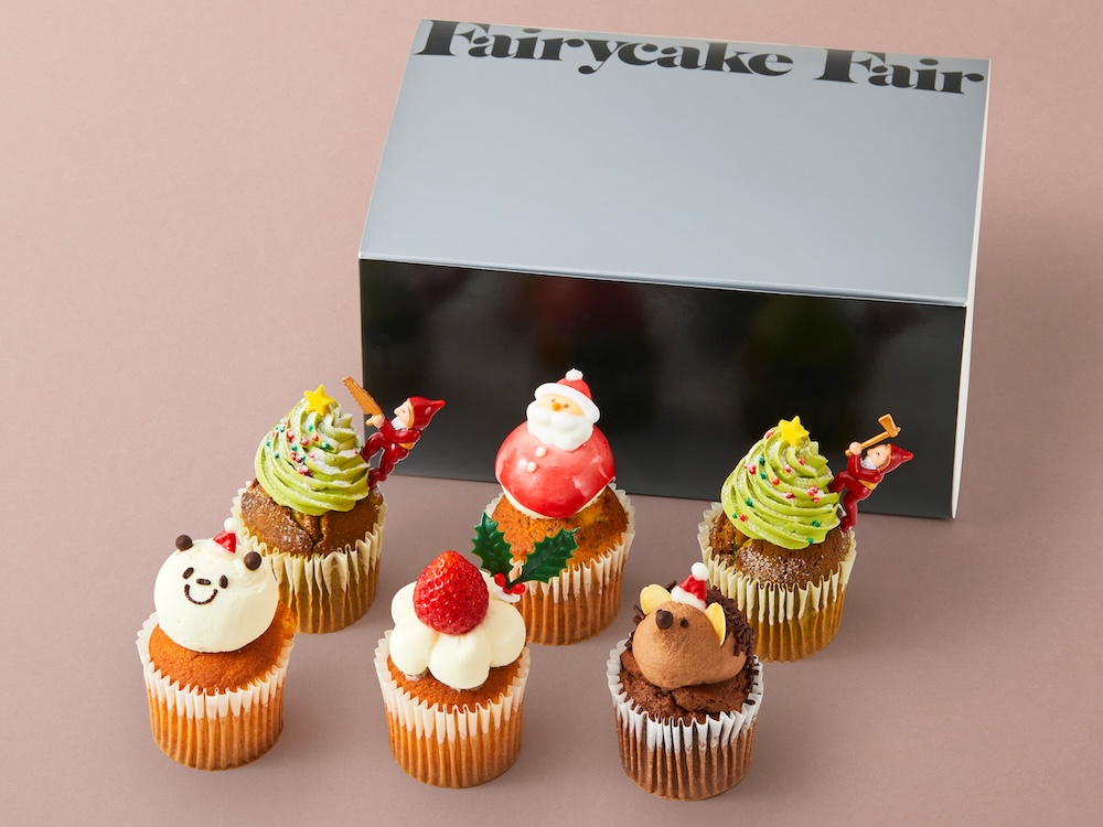 「Fairycake Fair」の30台限定「クリスマスBOX6個入り」税込み3,220円（ウェブ予約対応・当日購入可能）