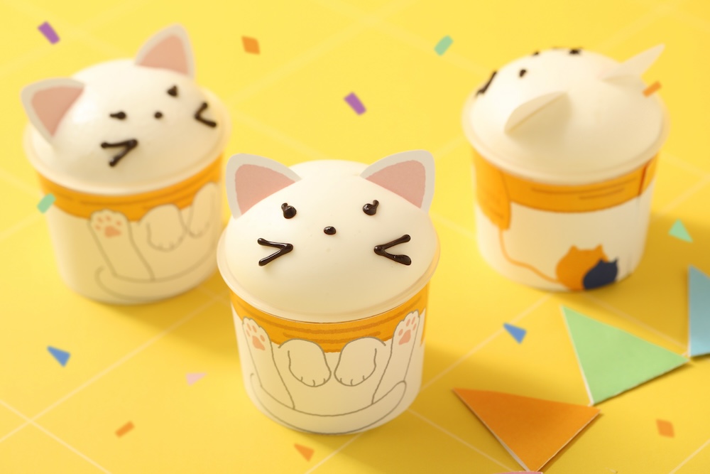 2月1日〜2月28日に販売する「ねこねこプリン」税込み680円