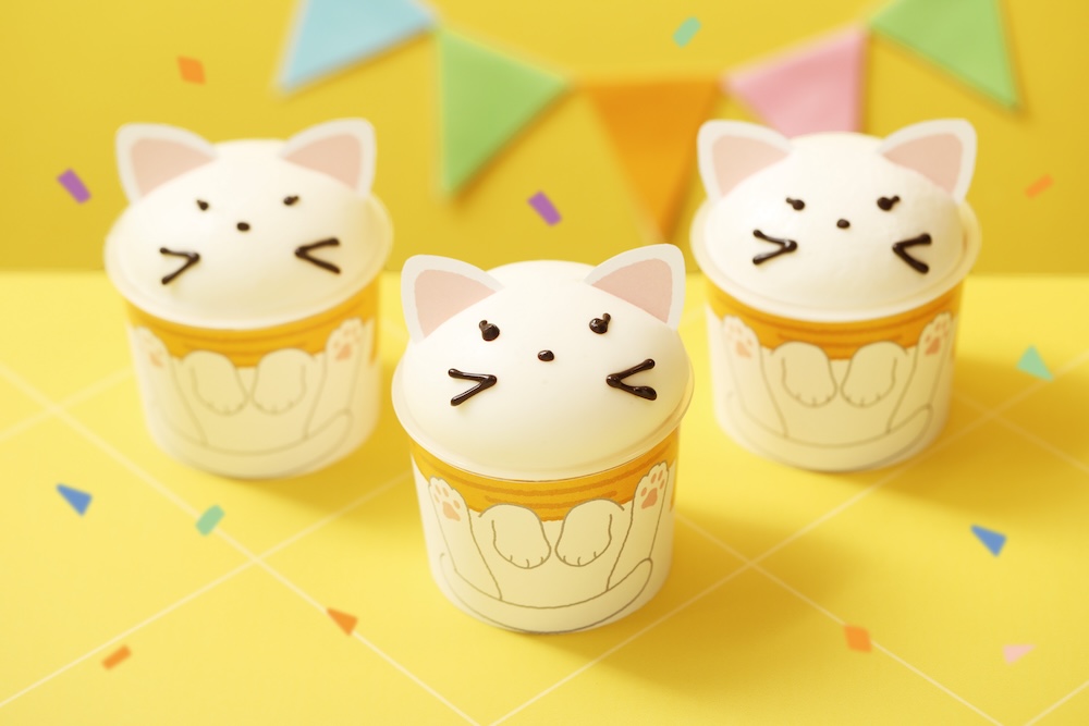 2月1日〜2月28日に販売する「ねこねこプリン」税込み680円