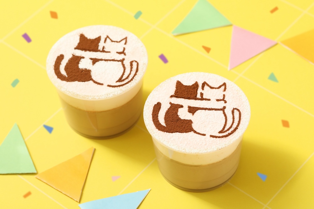 2月1日〜2月28日に販売する「ねこねこニャめらかプリン」税込み460円