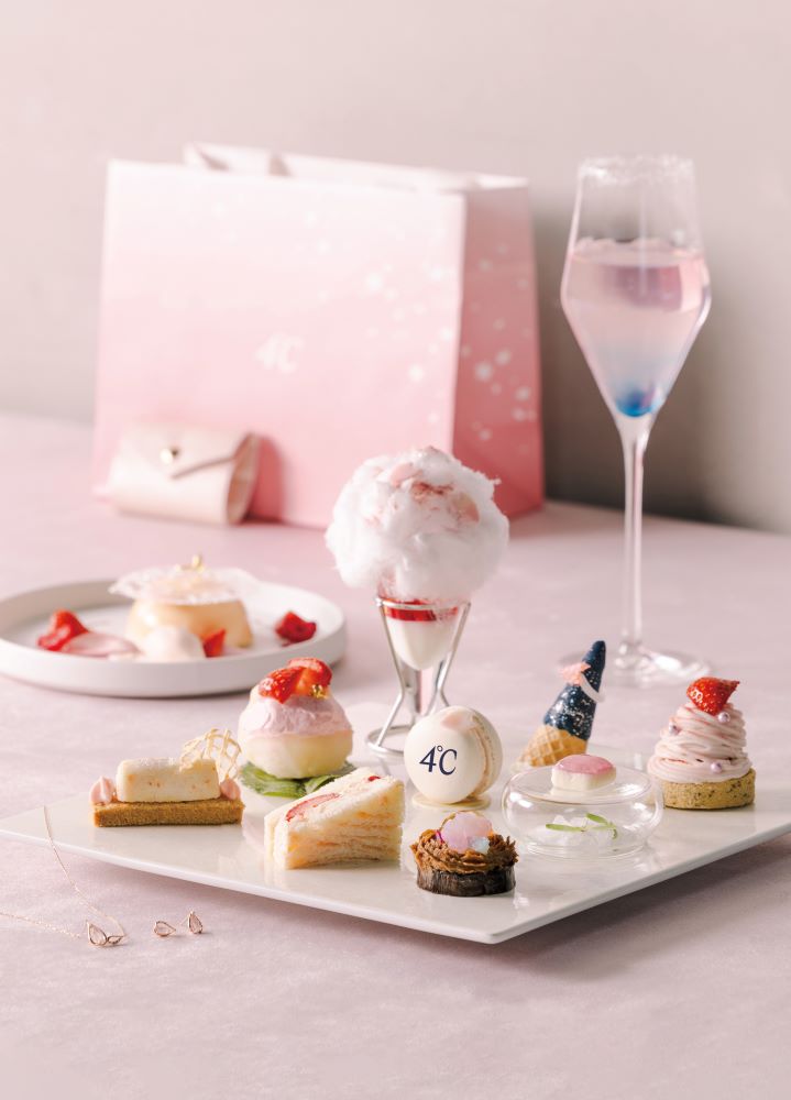 「4℃ SAKURA Collection × Afternoon Tea」イメージ