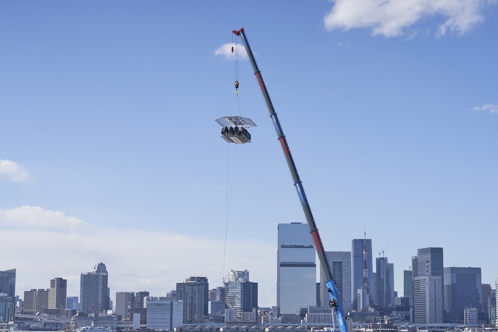 地上40メートルで食事！日本初上陸の空中レストラン「Dinner in the Sky」がキラナガーデン豊洲で提供開始：25年3月13日（木）～【キラナガーデン豊洲】