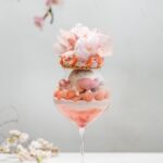 「Parfait aux Fraises Sakura ～AWAYUKI～白イチゴ淡雪の桜パフェ」イメージ