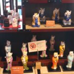 「谷中堂」で販売しているスラっとした佇まいが上品な招き猫