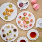 東京エディション虎ノ門にて販売する「ピーチ エディション アフタヌーンティー(Peach EDITION Afternoon Tea)」イメージ