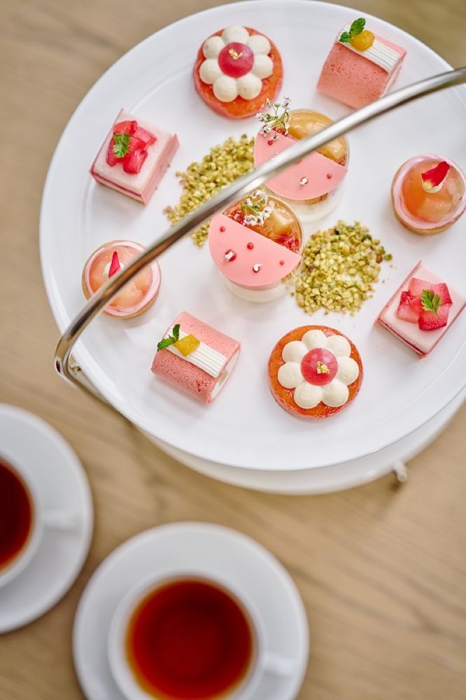 東京エディション虎ノ門にて販売する「ピーチ エディション アフタヌーンティー（Peach EDITION Afternoon Tea）」イメージ