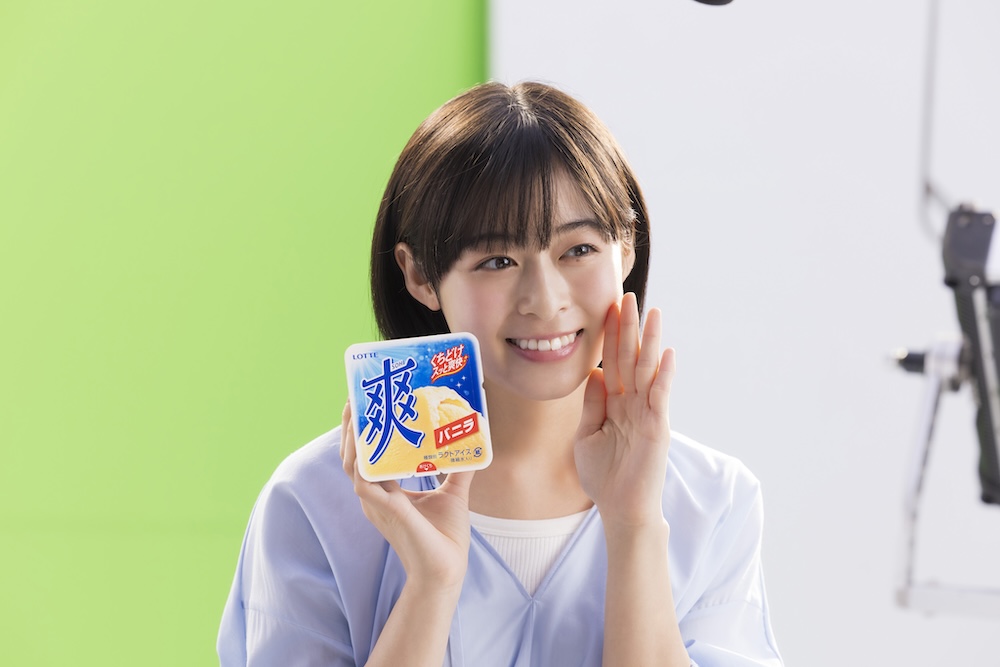 ロッテのアイスブランド「爽」新ウェブ動画メイキングイメージ