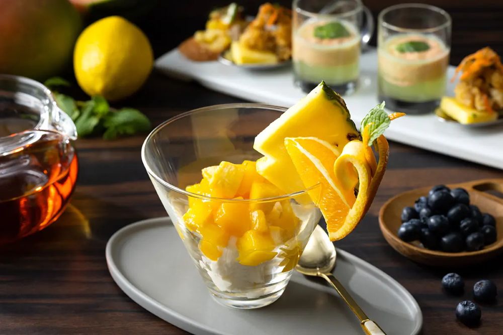 夏限定のハイティー「フルーツ スパイス ノート(FRUIT SPICE NOTE)」イメージ