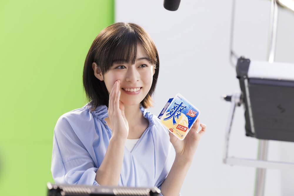 ロッテのアイスブランド「爽」新ウェブ動画メイキングイメージ