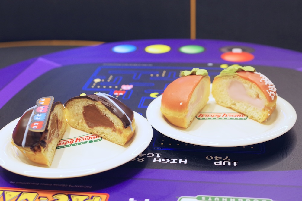 ゲームキャラクター「パックマン」コラボレーションドーナツ商品イメージ