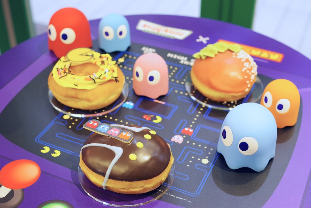 ゲームキャラクター「パックマン」コラボレーションドーナツ商品イメージ