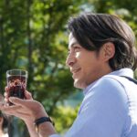 マクドナルド「プレミアムローストアイスコーヒー」新テレビCM「ここ天国かよ」篇の撮影風景ビジュアル