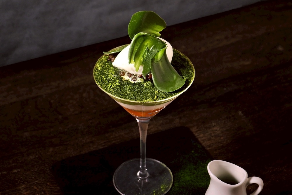 「宇治抹茶と柑橘のパルフェ」イメージ