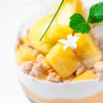 「パイナップル ライチ カルダモンのパフェ」イメージ