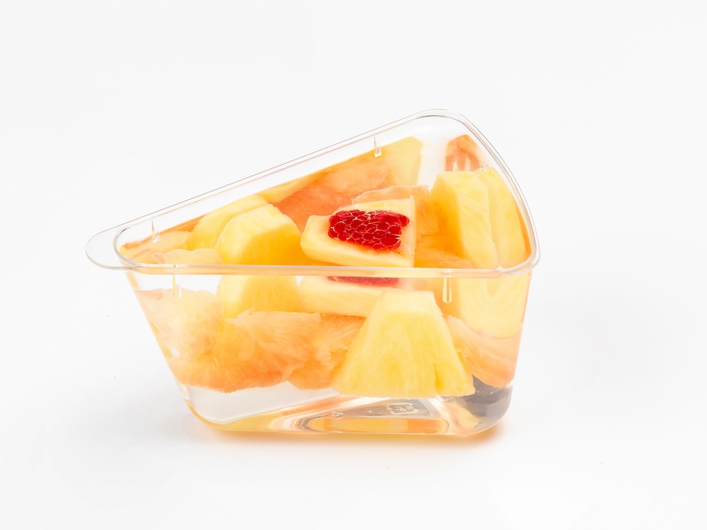 「ピーチパインとピンクグレープフルーツのパニエ」イメージ