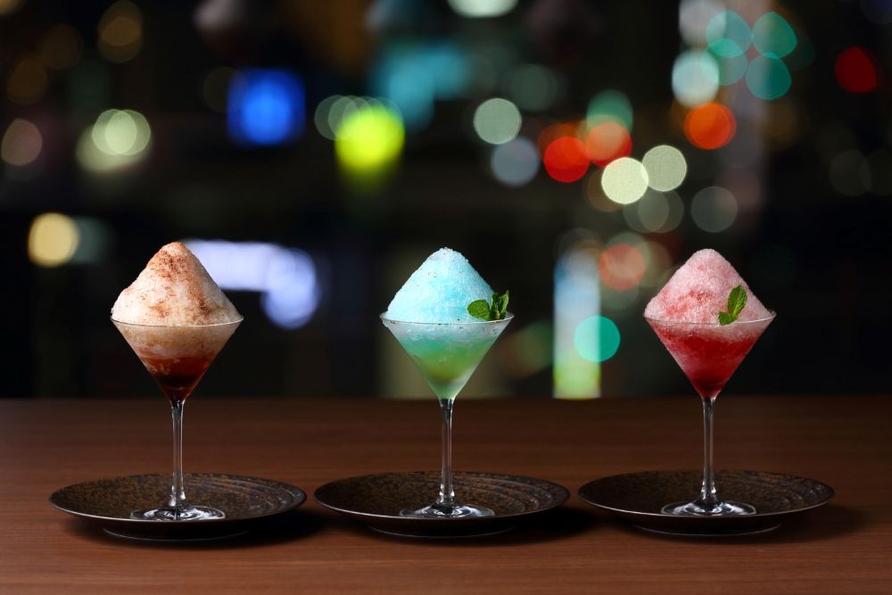 同期間中に販売する「かき氷カクテル」各種税込み1,469円（サービス料含む）