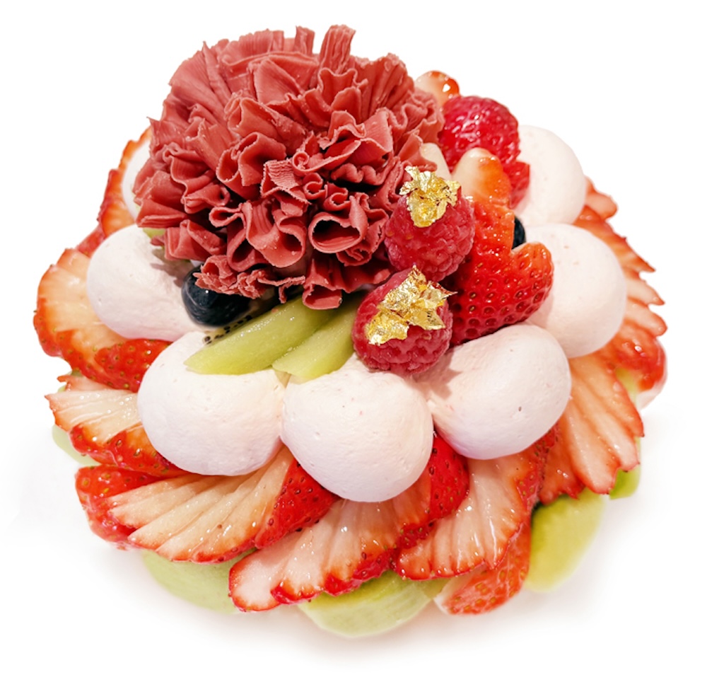 「母の日限定ケーキ ~いちごとラズベリークリームの花束のケーキ~」イメージ