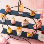 「VMG CAFE 九段会館テラス」にて提供する「桃づくしのアフタヌーンティー」イメージ