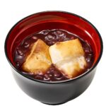 「~北海道産あずき使用~焼き餅入りぜんざい」税込み350円