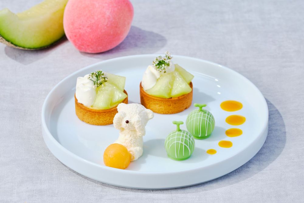 「テディベアのバカンスアフタヌーンティー~ピーチ&メロンパラダイス~」イメージ