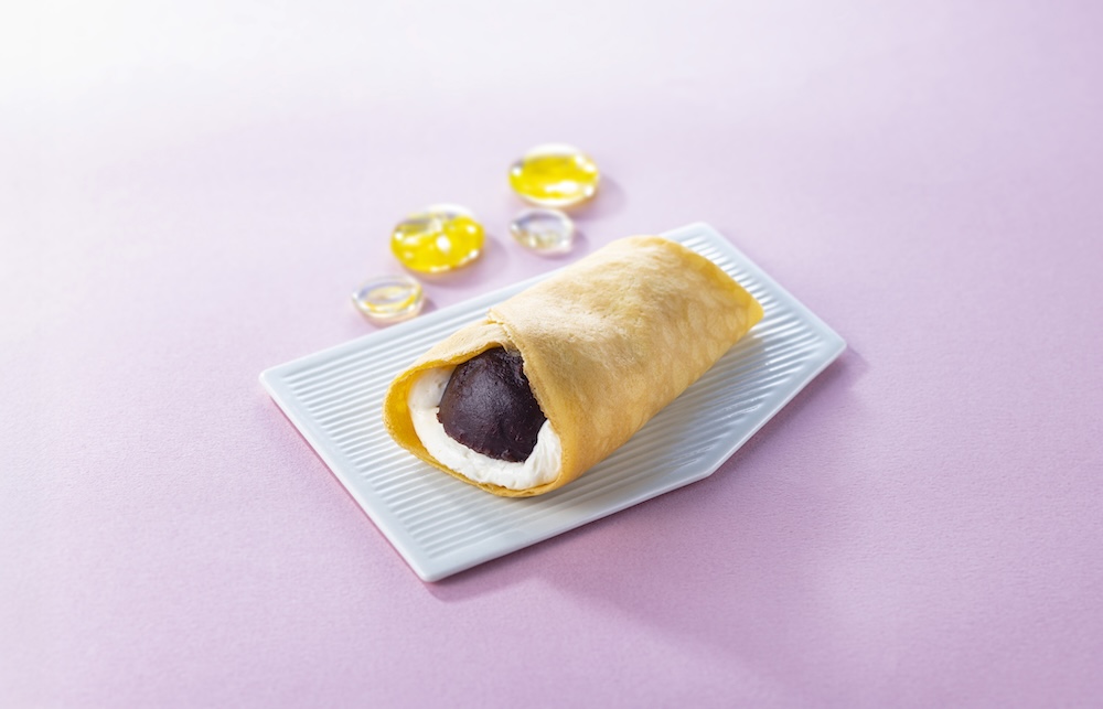 6月3日より順次販売される「あんバタークレープ」イメージ