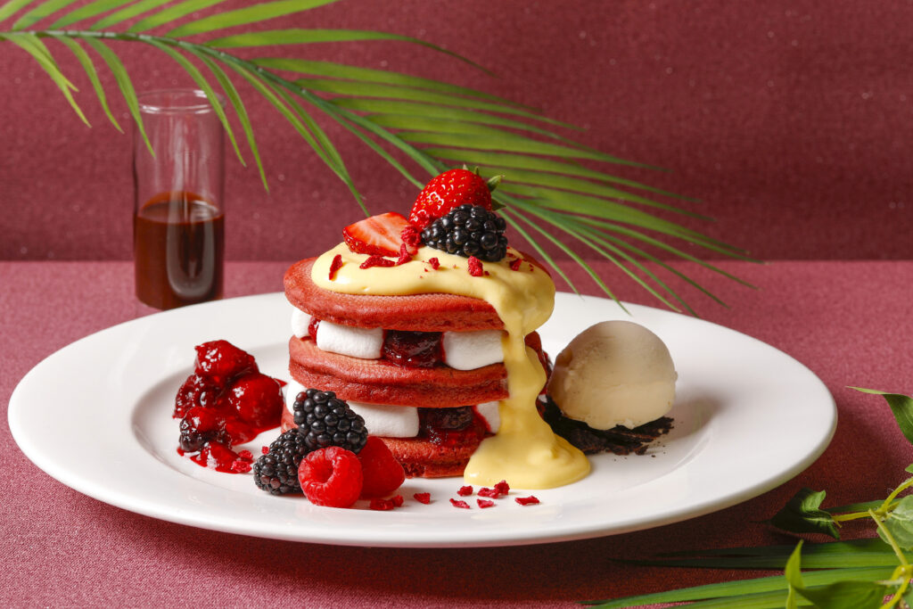 「レッドベリーベルベットパンケーキ」イメージ