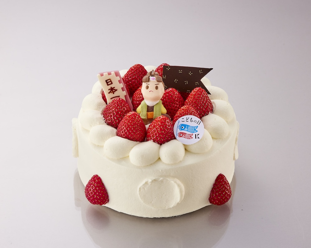 「こどもの日 生クリームケーキ」税込み3,800円〜