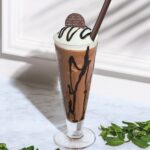 5月21日〜9月2日に販売する「ショコリキサー スペシャル ミルクチョコレート ミント グラス」税込み1,540円