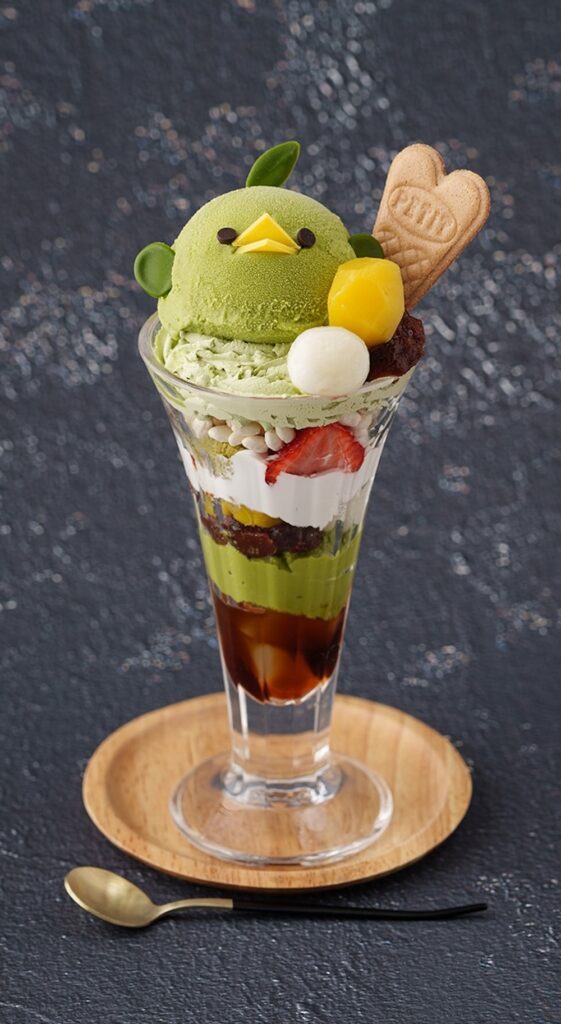 「抹茶ぴよりんパフェ」イメージ