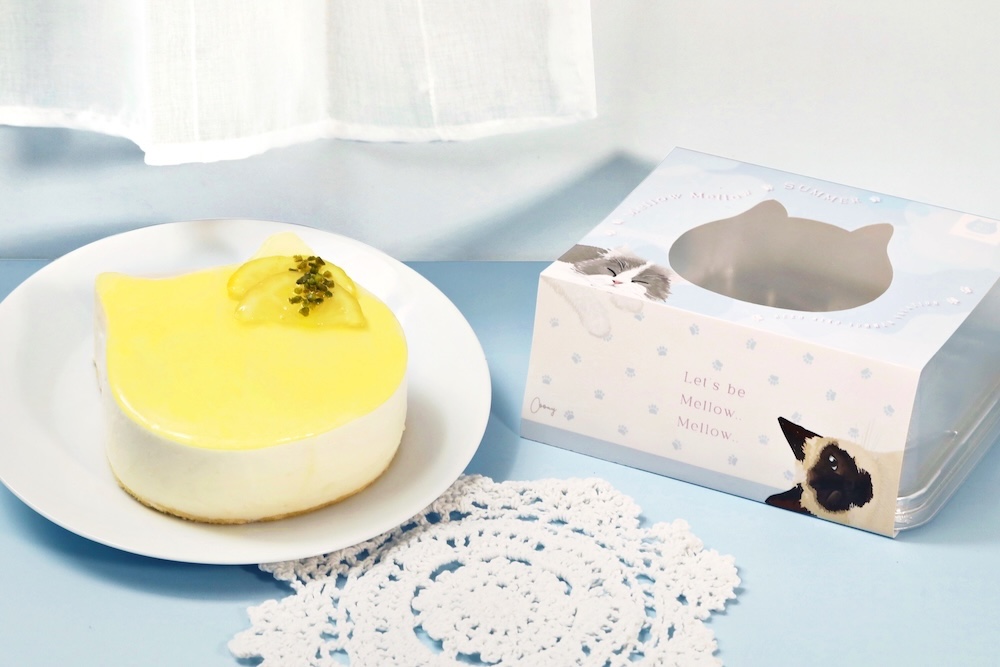 夏期限定フレーバー「ねこねこレモン レアチーズケーキ」イメージ