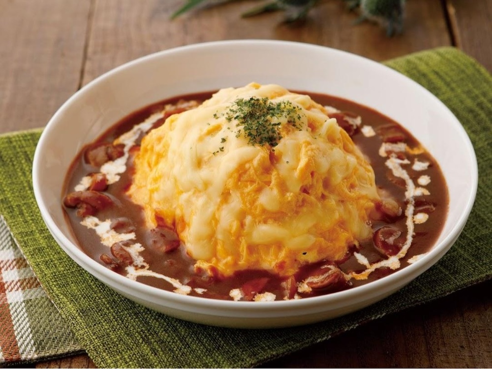 チーズオムライス　デミソース」税込み1,180円