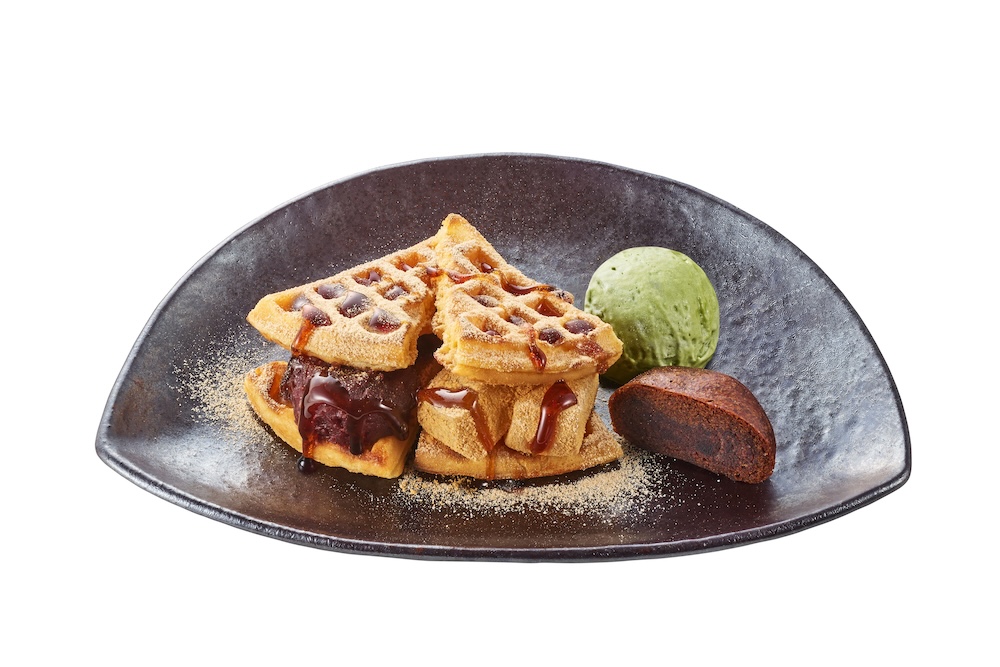 「和風黒蜜きなこワッフル」税込み580円