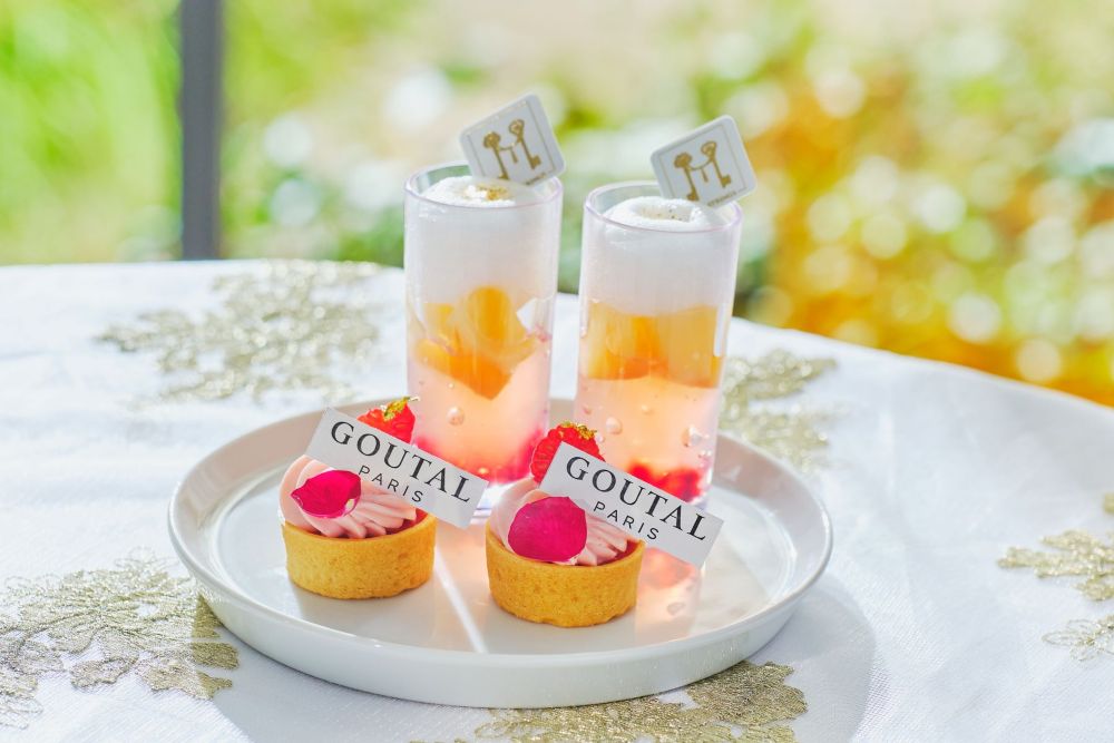 「プチシェリー‛ピーチ＆ローズ’アフタヌーンティー」イメージ