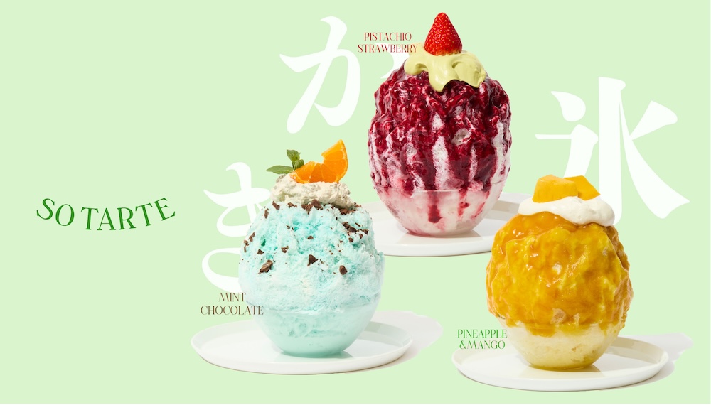 「SO TARTE」夏期限定のヴィーガンかき氷イメージ