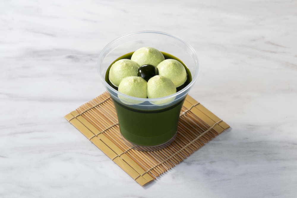 5月11日より順次発売する「もっちりお濃茶プリン 宇治抹茶」税込み324円