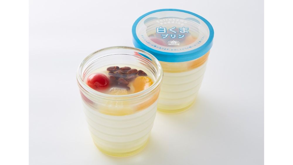 6月17日~8月31日に販売する「白くまプリン」税込み486円