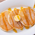 「クラシックパンケーキ(カナダ産メイプルシロップ添え)」税込み748円