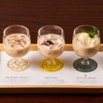 3階のバーで提供する「アリビアーモ コラーダ フライト」3,600円
