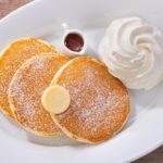 「みるくクリームパンケーキ(カナダ産メイプルシロップ添え)」税込み1,078円