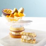 新商品「ネコシェフバーガー(マスカルポーネ&トロピカルフルーツ) 」イメージ