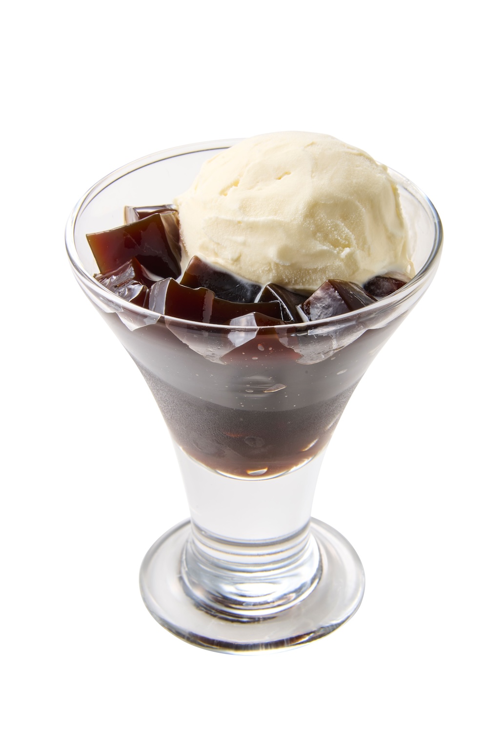 「～バニラアイスのせ～コーヒーゼリー」税込み390円