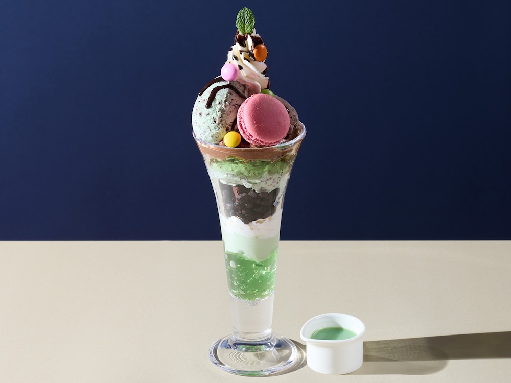 「チョコミン党パフェ」税込み1,089円