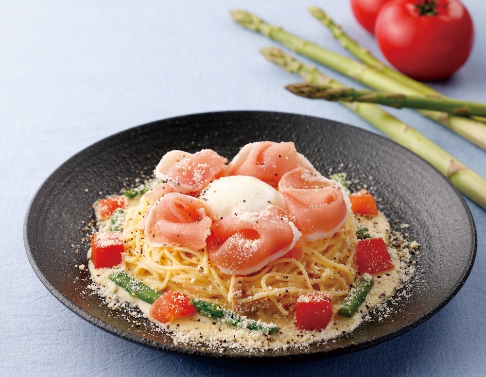 冷製パスタ「贅沢生ハムひんやりクリーミーパスタ」イメージ