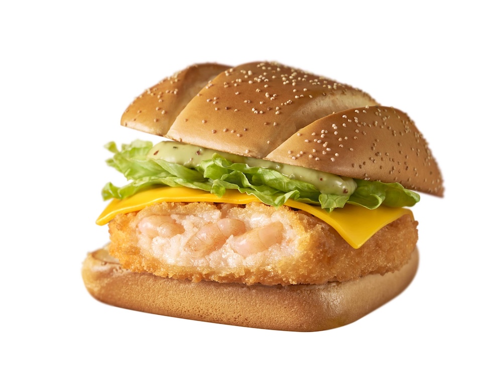 「チーズアボカドマヨシュリンプ」税込み490円〜