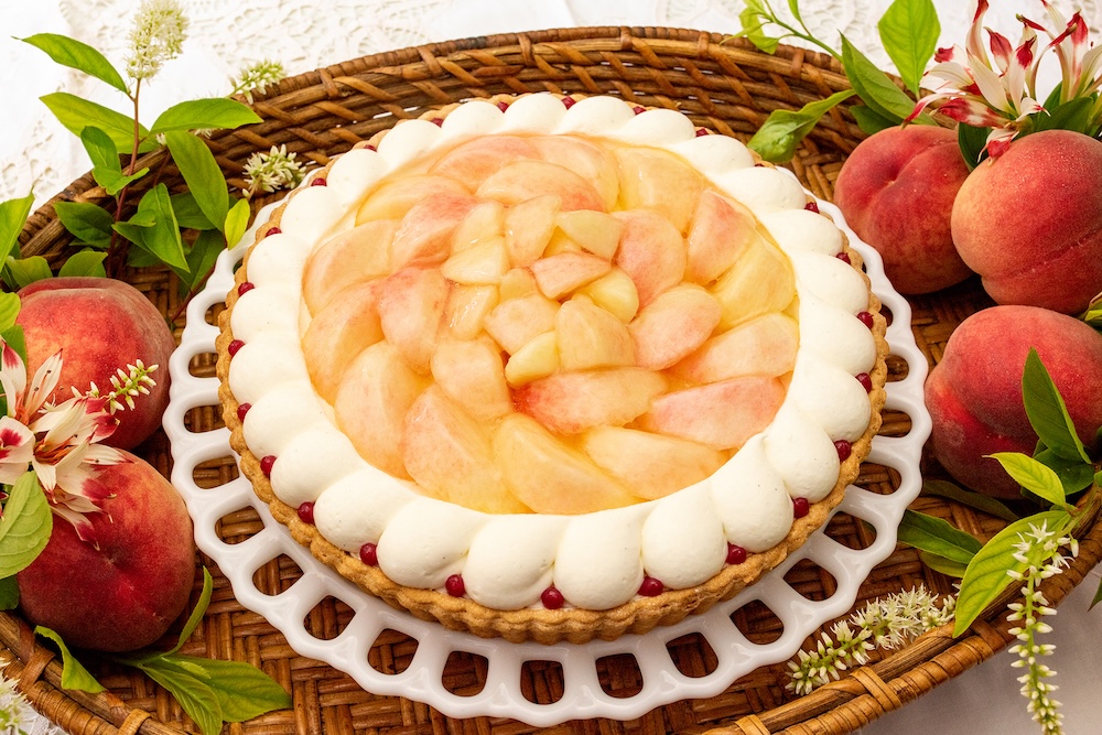 「桃のショートケーキタルト ~バニラ風味~」イメージ
