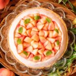 「桃とチーズのタルト」イメージ