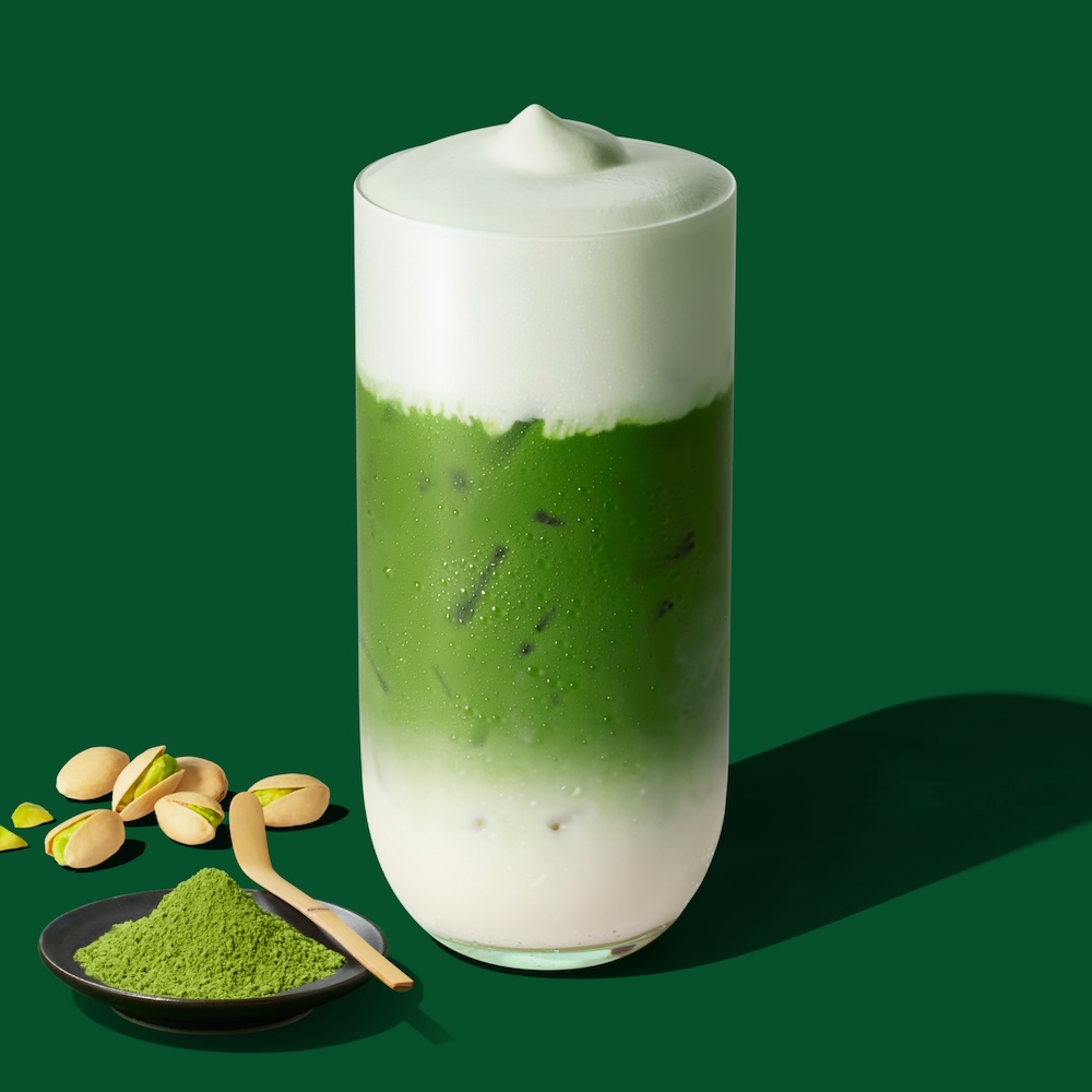 「抹茶 ピスタチオムース ティー ラテ」イメージ