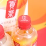 ゴンチャレッドを採用したペットボトルのキャップ