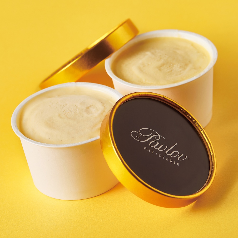 「パティスリーパブロフ」の「バニアアイス」各486円
