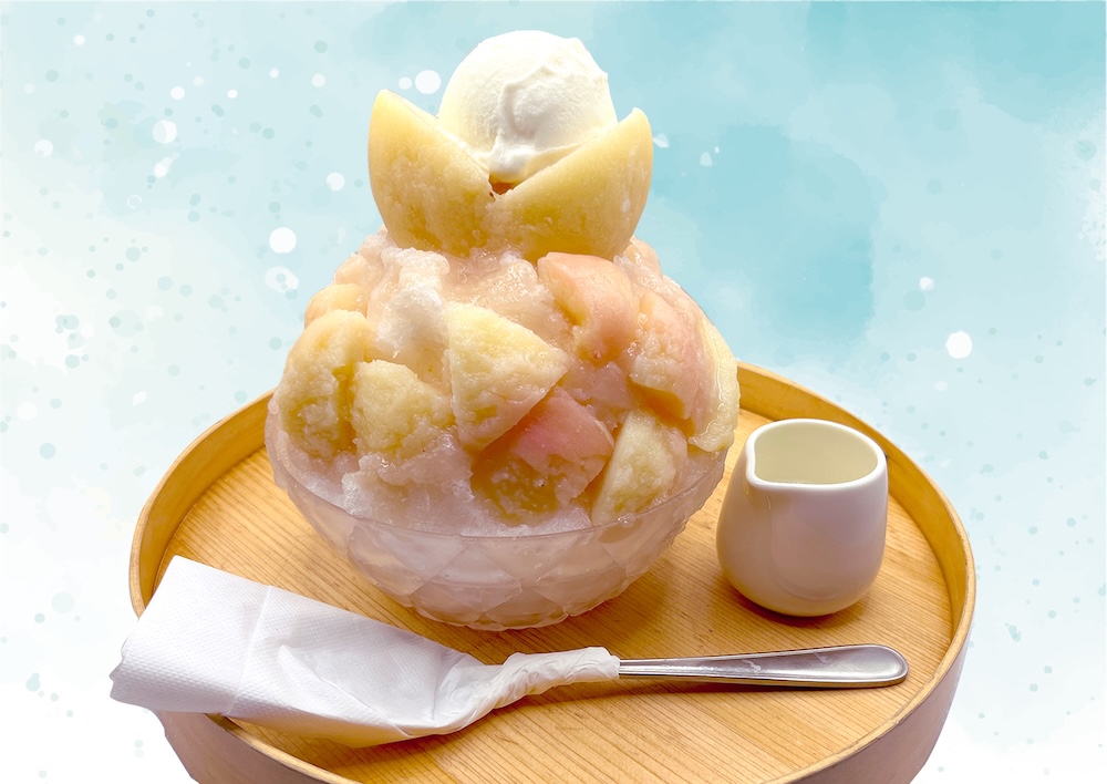 「生ももゴールデン北海道生乳ミルクジェラート」3,500円